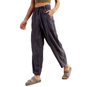 Free People movement point break pants in deep plum-size large